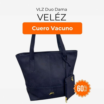 VLZ Duo Dama -  Morral de Cuero Hecho a Mano - Pago Contra Entrega