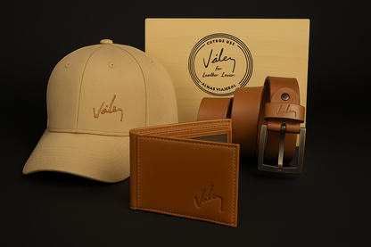 Trio VLZ Cartera + Cinturón + Gorra el regalo perfecto