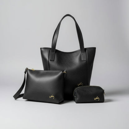 Trío de Lujo VLZ MUSA - Morral de Cuero Hecho a Mano - Pago Contra Entrega